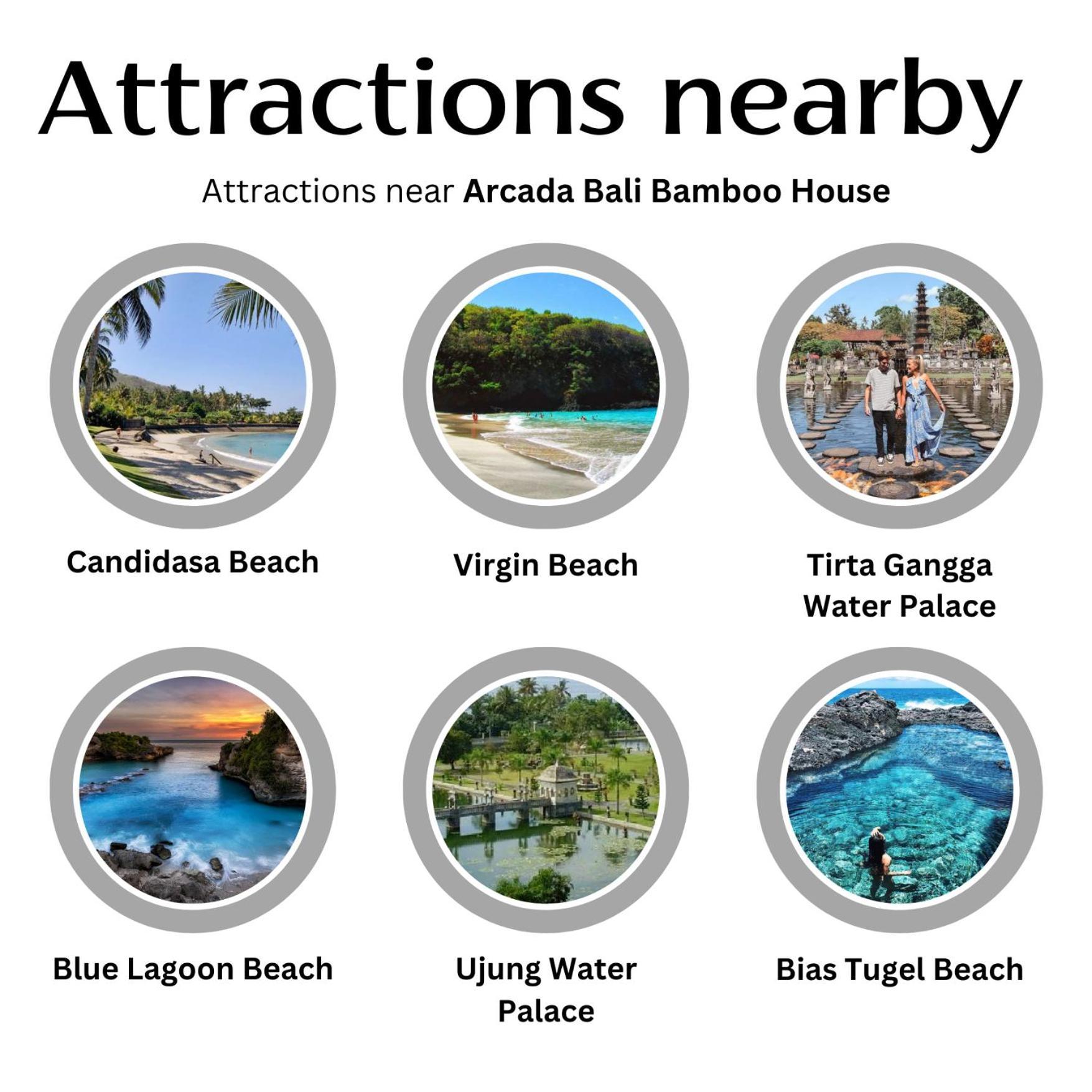 Arcada Bali Bamboo House Villa Sidemen  Bagian luar foto