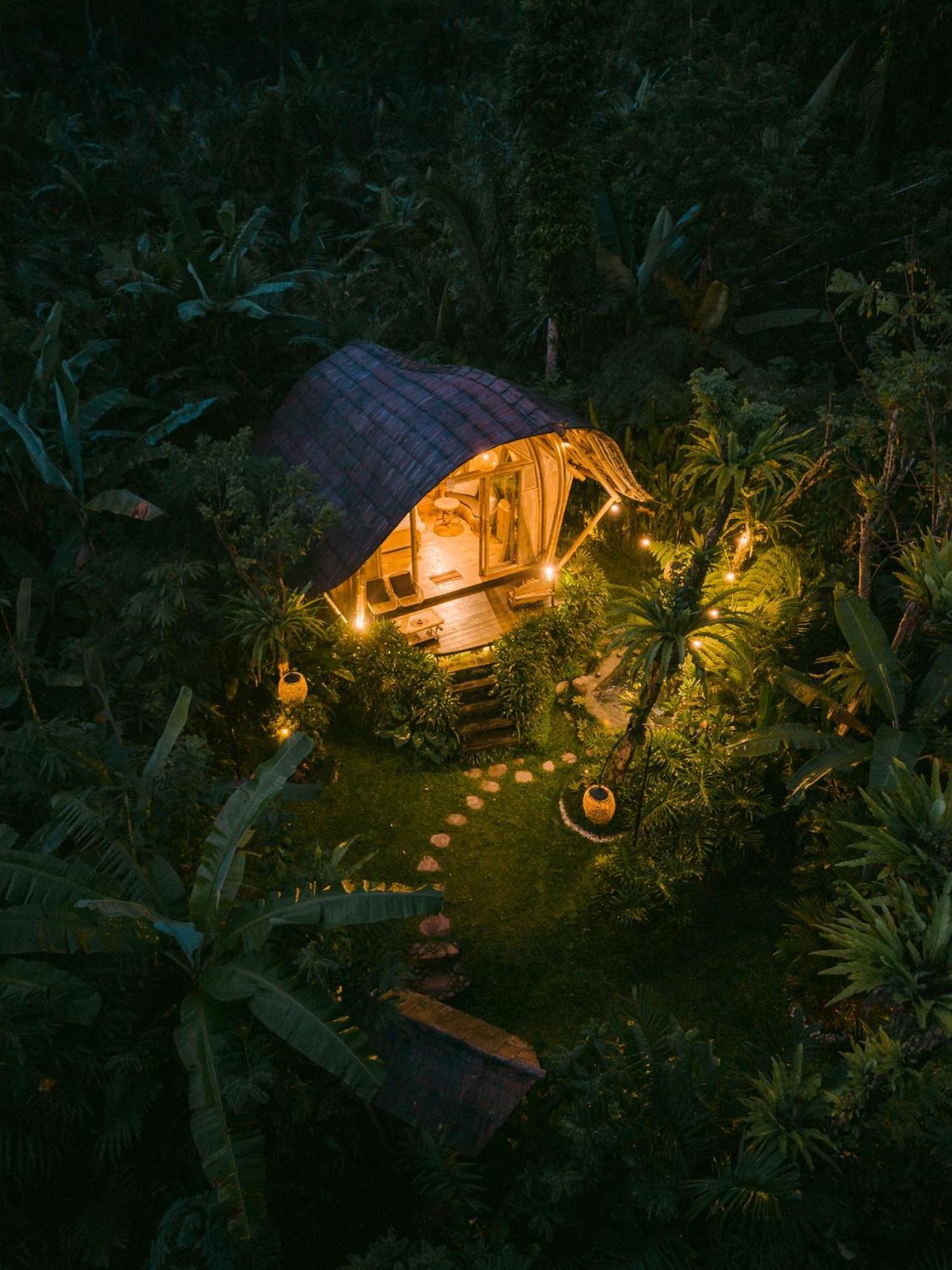 Arcada Bali Bamboo House Villa Sidemen  Bagian luar foto