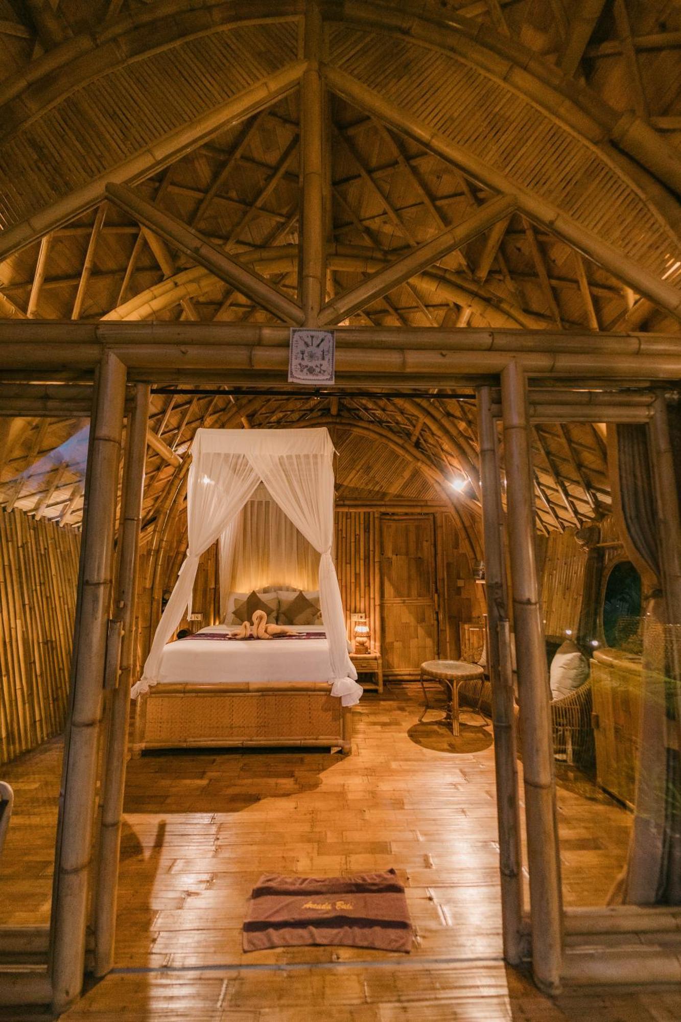 Arcada Bali Bamboo House Villa Sidemen  Bagian luar foto