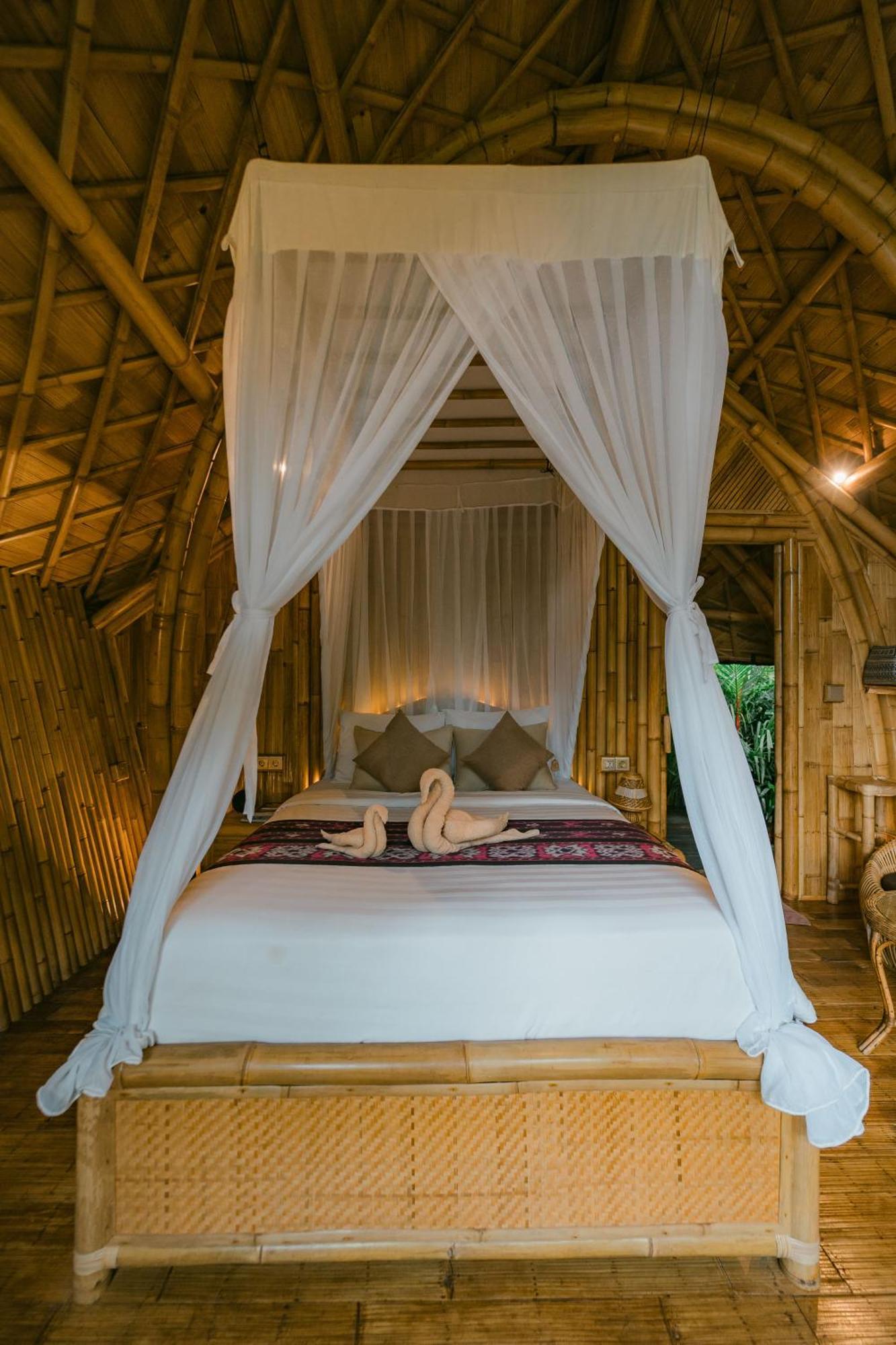 Arcada Bali Bamboo House Villa Sidemen  Bagian luar foto