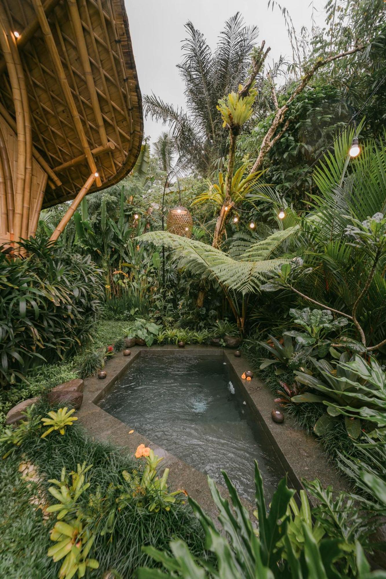 Arcada Bali Bamboo House Villa Sidemen  Bagian luar foto