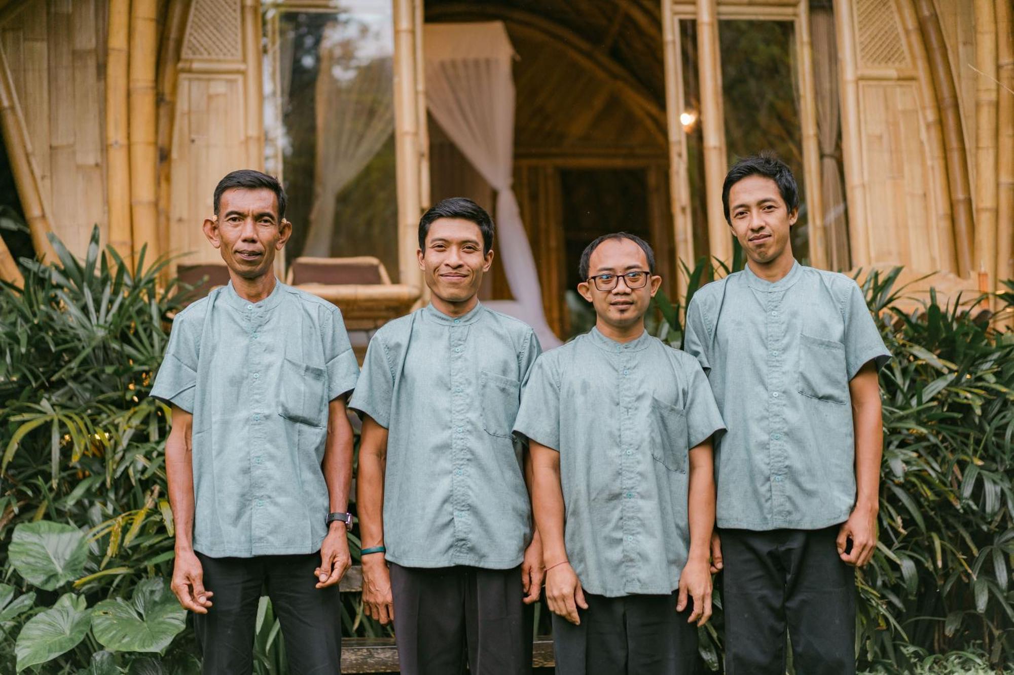 Arcada Bali Bamboo House Villa Sidemen  Bagian luar foto