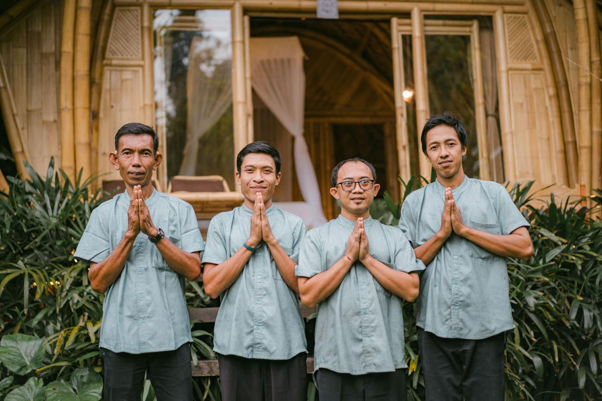 Arcada Bali Bamboo House Villa Sidemen  Bagian luar foto