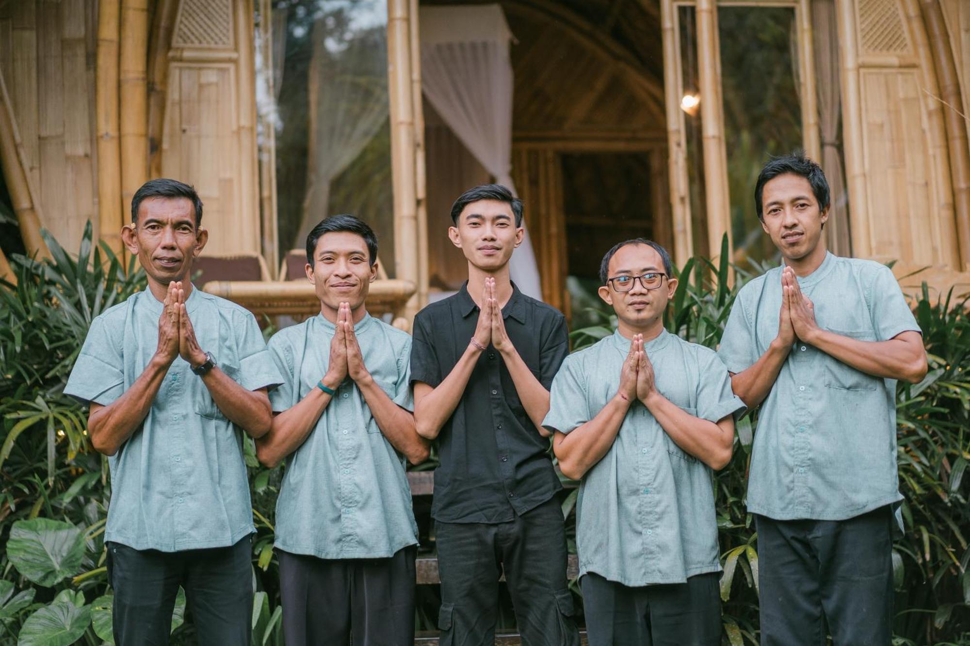 Arcada Bali Bamboo House Villa Sidemen  Bagian luar foto